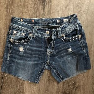 Miss me cut off shorts 27 low rise
